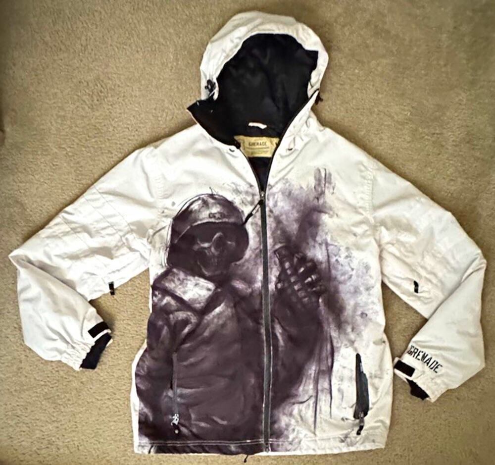 Sullen x Grenade XL Ryan Smith Snowboard Jacket Limited Edition Y2K Graphic